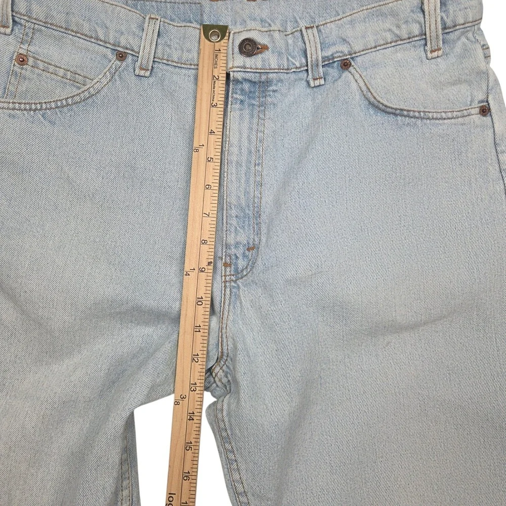 Vtg Levi's 90's Orange Tab 550‎  Denim Shorts Mens 36 Fits 34 Light 1993 Faded